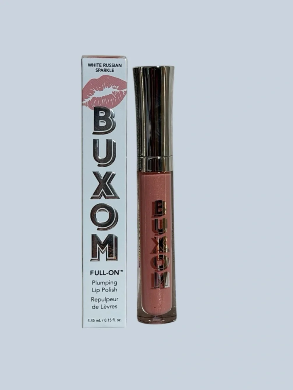 Buxom Full-On Plumping Lip Polish — White Russian Sparkle (Pink)